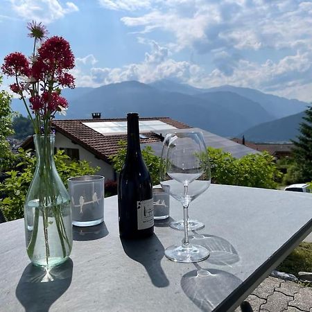 Wohnung Mit Fantastischer Aussicht Trin Buitenkant foto